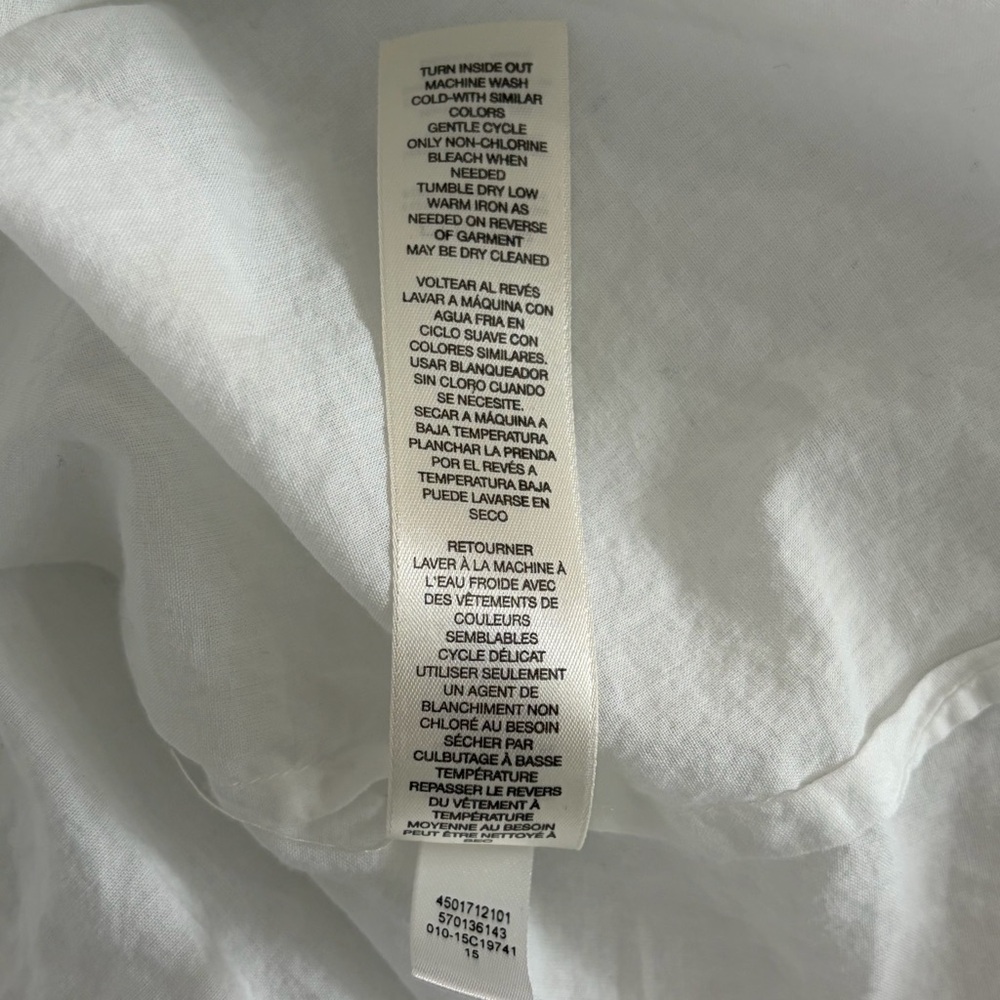 Chico's White Button-Down Shirt - Picture 8 of 8